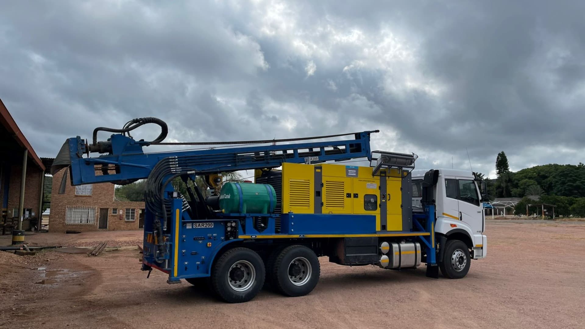 Abstract drilling texture